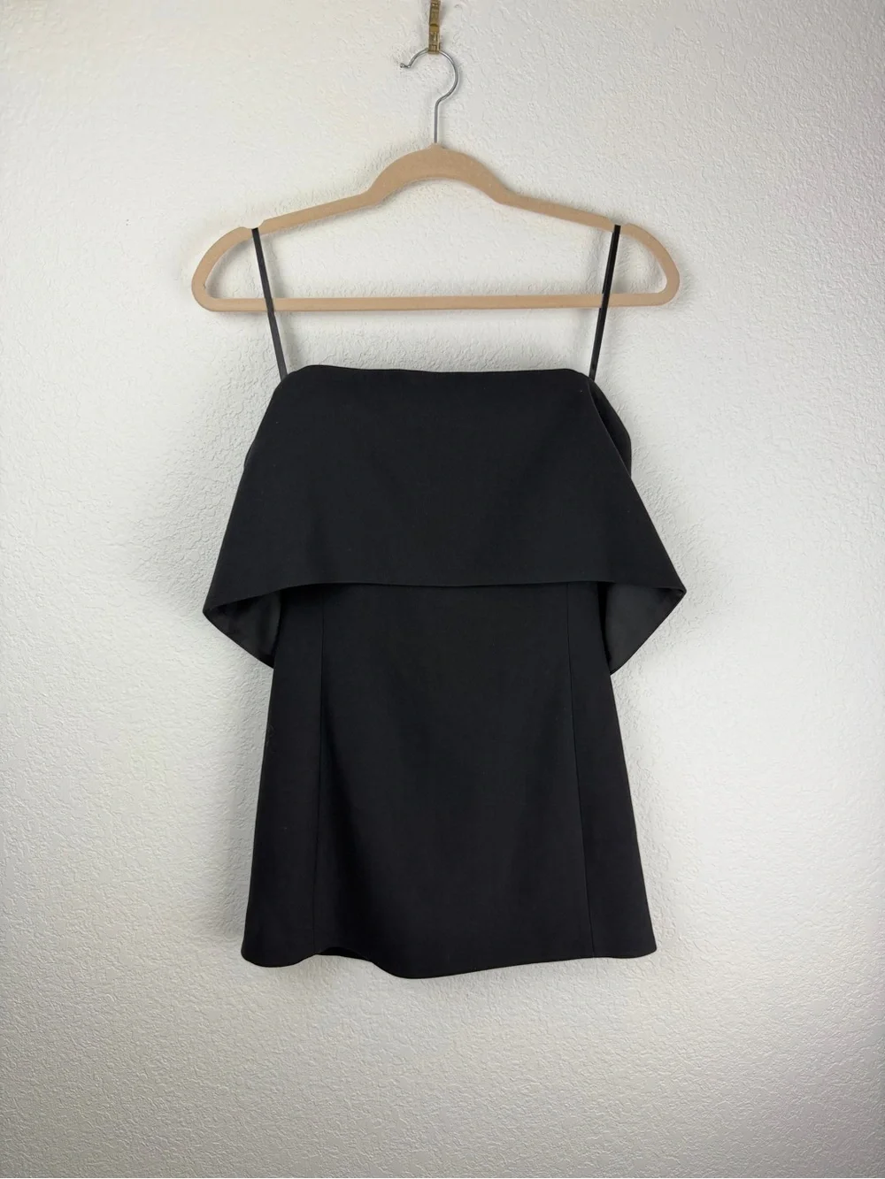 NWT Toteme Off Shoulder Evening Top Black 32/0/ XXS